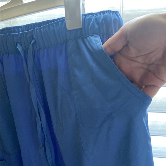 Blue Jogger Sweatpants with Elastic Waistband - Picture 7 of 15